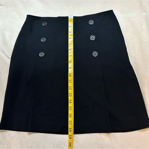 NWT | M&S Pleated Mini Skirt with buttons | Navy Blue |Size 6 - Picture 6 of 10